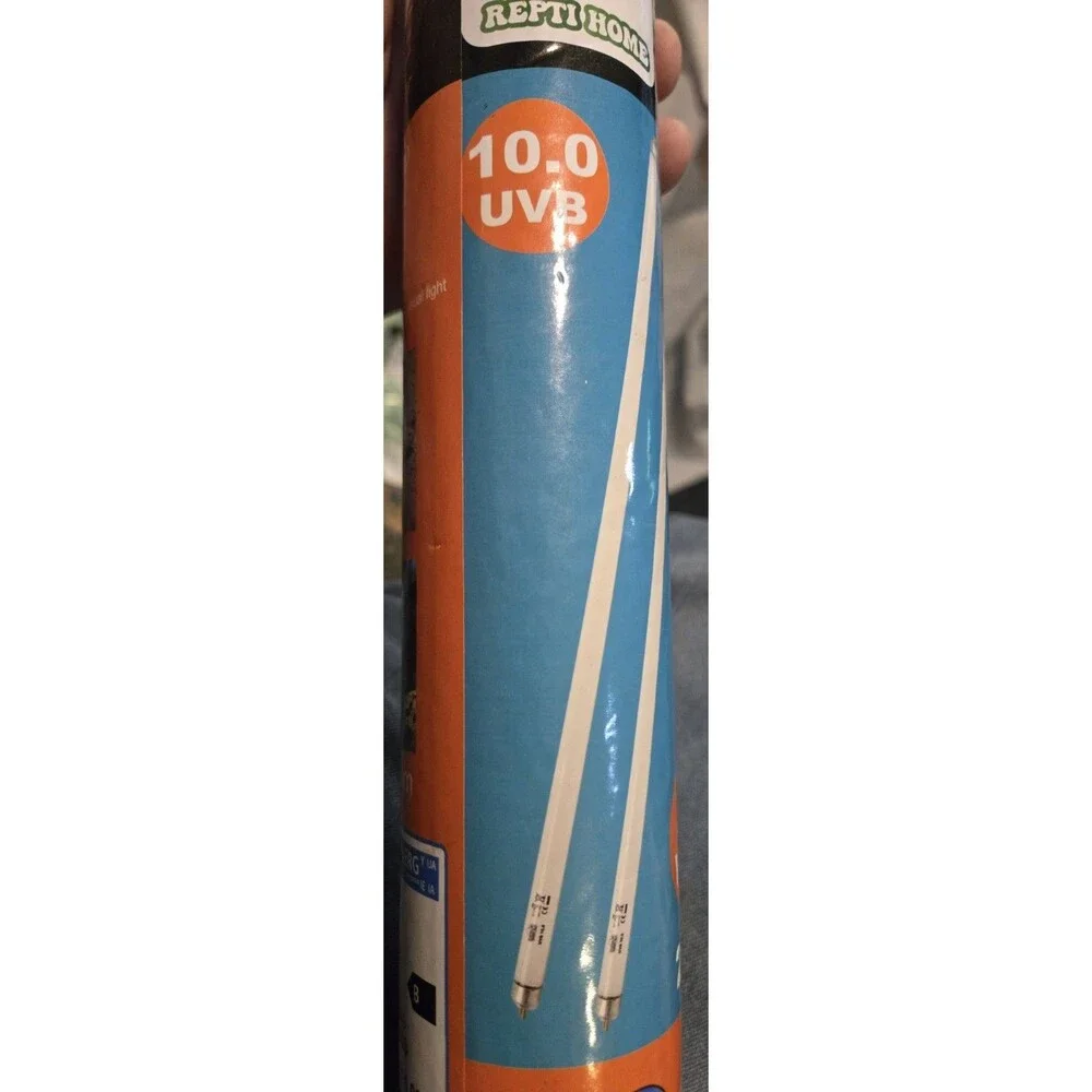 T5 UVB Reptile Light 24W 10.0UVA UVB Light Bulb for Reptiles2 Pack Reptile UV...